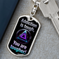 Addiction Is Tough, You Are Tougher Keychain