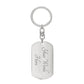 Reformed Party Animal | Personalized message on back of keychain