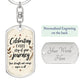 Inspirational Recovery Keychain | Celebrating Every Step of Your Journey | Personalized Gift for Sobriety Support