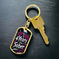 4 Years Sober Keychain - Personalized Recovery Gift with Engraving