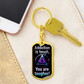 Addiction Is Tough, You Are Tougher Keychain
