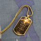 One Day At A Time Dog Tag Necklace
