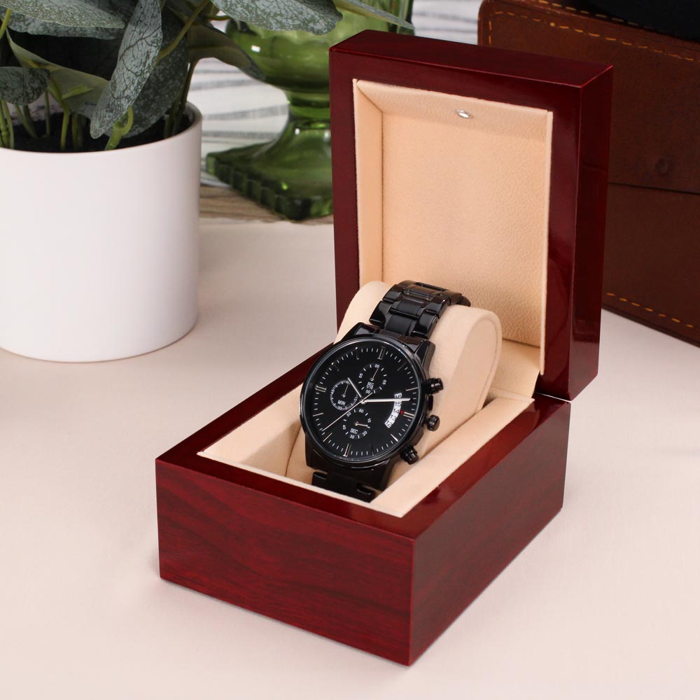 Customizable Sobriety Milestone Watch with Personalized Engraving