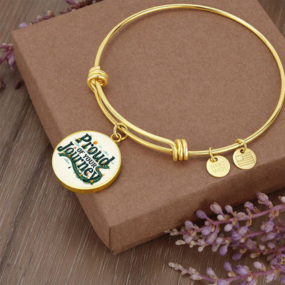 Proud of your Journey Bangle Bracelet