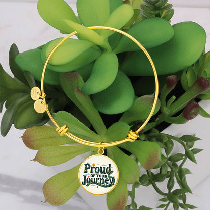 Proud of your Journey Bangle Bracelet