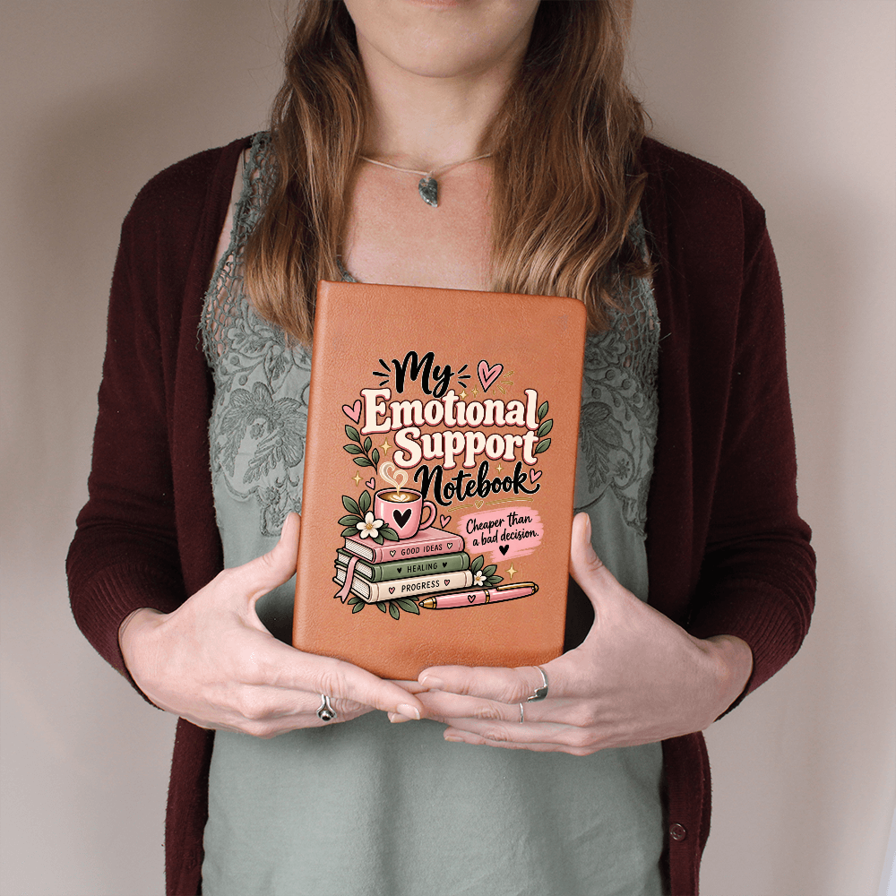 My Emotional Support Notebook – Funny Recovery Journal & Sobriety Gift