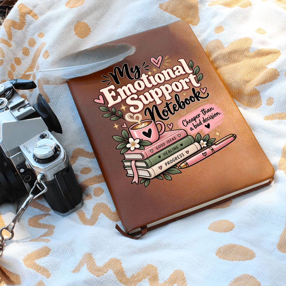 My Emotional Support Notebook – Funny Recovery Journal & Sobriety Gift