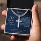 Personalized Sobriety Milestone Necklace – Celebrate Their Strength