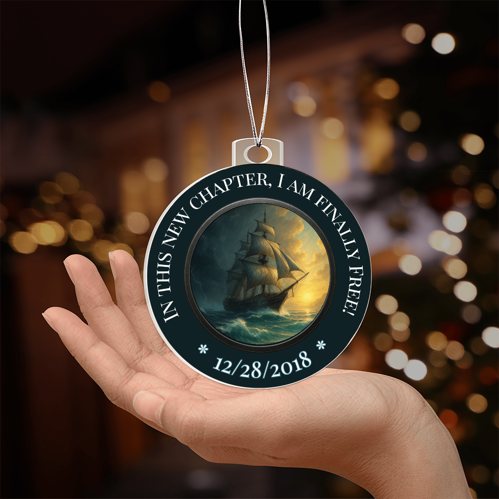 Finally Free Recovery Ornament