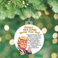 Tremendous Sobriety Ornament