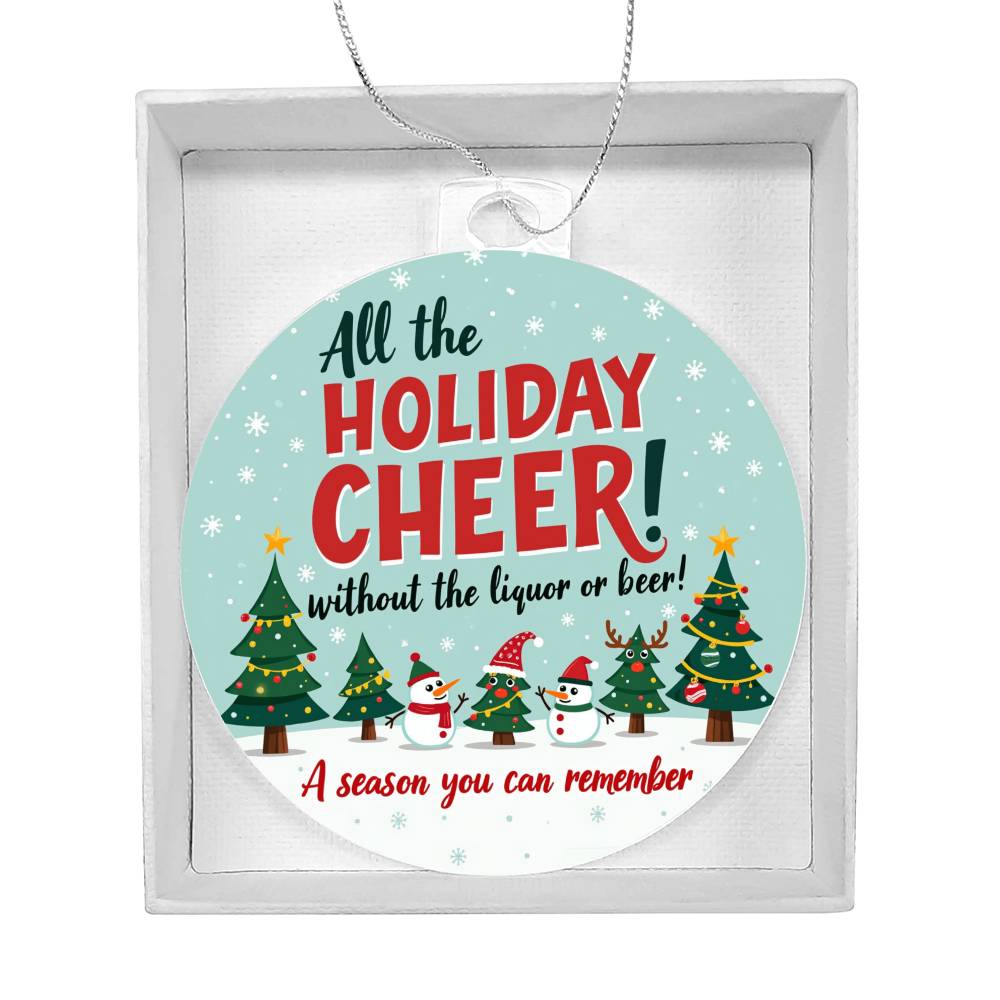 Recovery Christmas Ornament – Celebrating a Sober Holiday