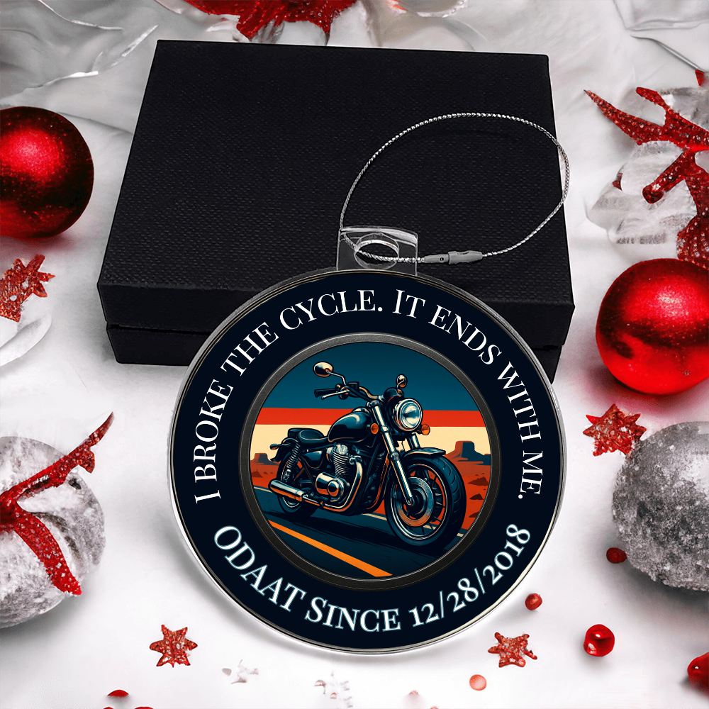 Recovery Motorcycle Ornament