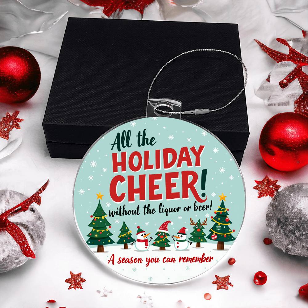 Recovery Christmas Ornament – Celebrating a Sober Holiday