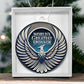 World's Greatest Sponsor Ornament | Phoenix Symbol of Strength | Recovery Gift for Sponsor