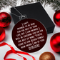 Custom Sobriety Date Ornament