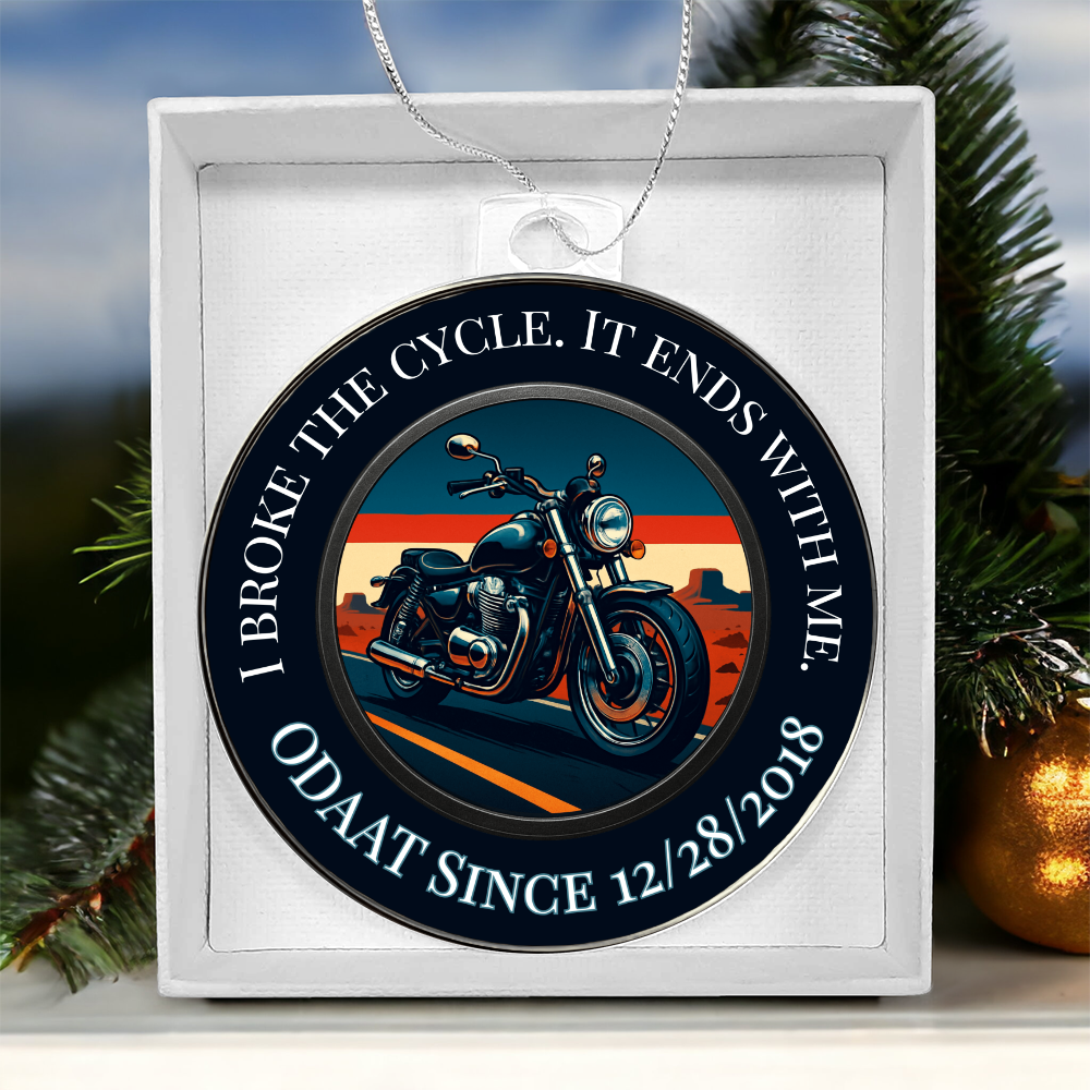 Recovery Motorcycle Ornament