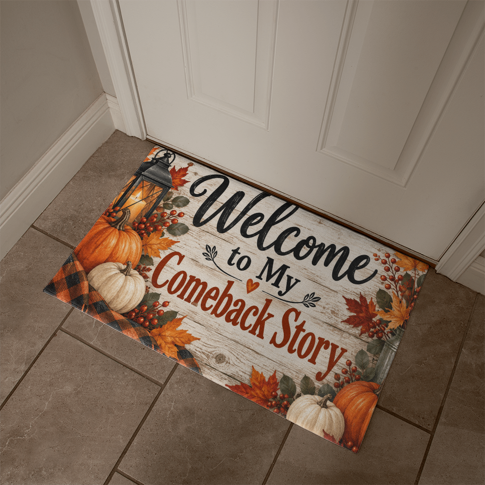 Welcome to My Comeback Story - Recovery Doormat