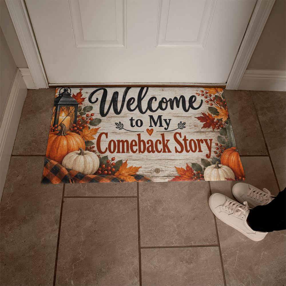 Welcome to My Comeback Story - Recovery Doormat
