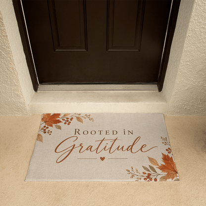 Rooted in Gratitude - Fall Welcome Mat