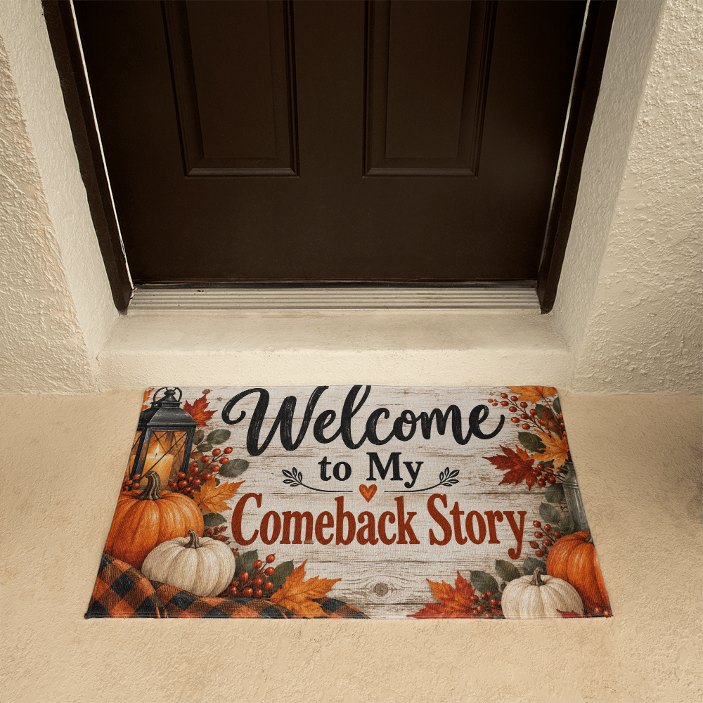 Welcome to My Comeback Story - Recovery Doormat