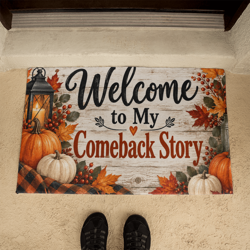 Welcome to My Comeback Story - Recovery Doormat