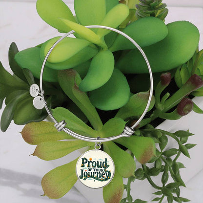 Proud of your Journey Bangle Bracelet