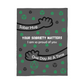 Sober Hug Blanket With AA Symbols