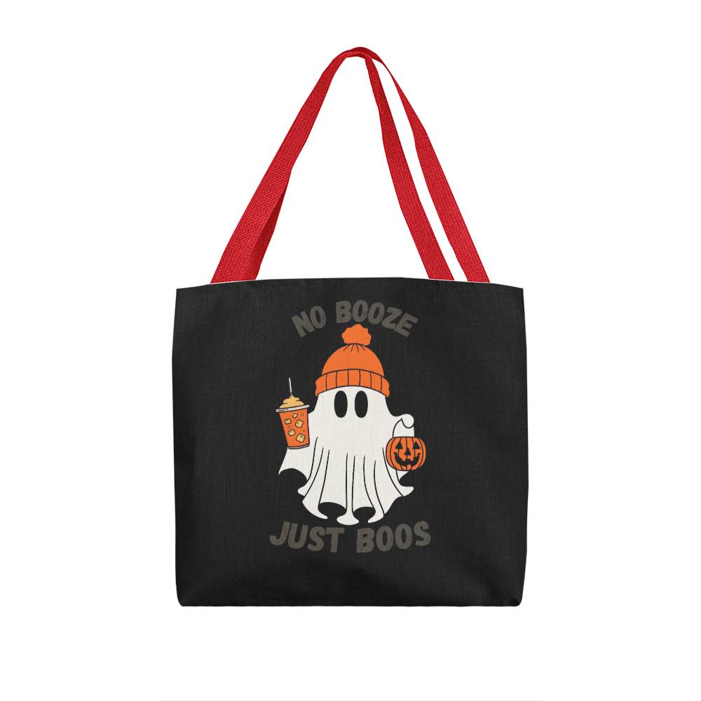 No Booze Just Boos Halloween Bag