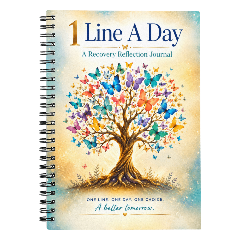 1 Line A Day Recovery Reflection Journal