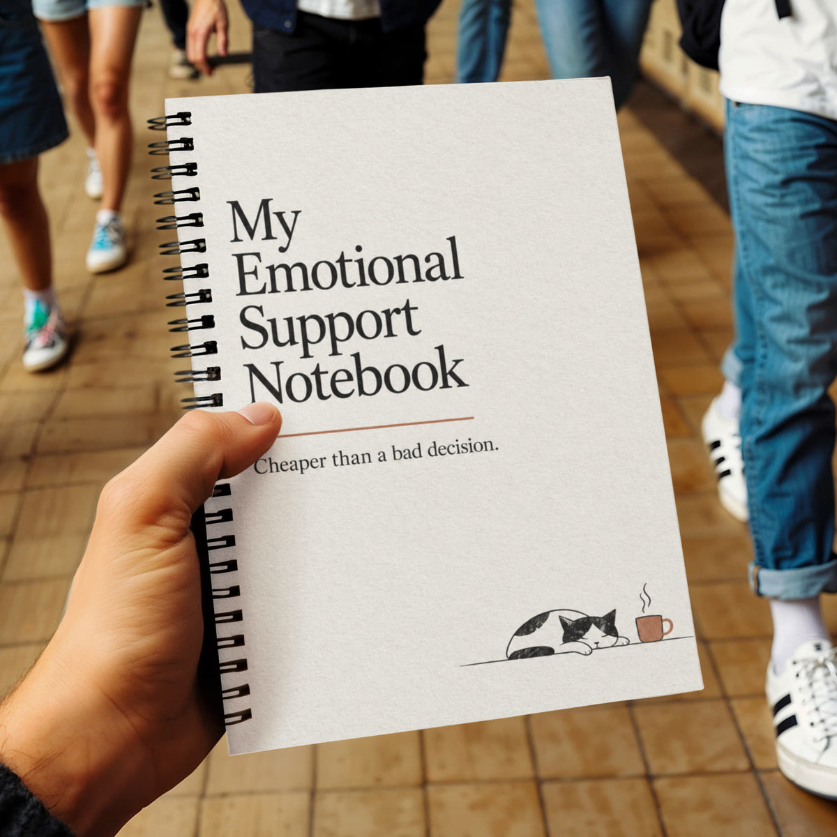 My Emotional Support Notebook – Funny Recovery Journal