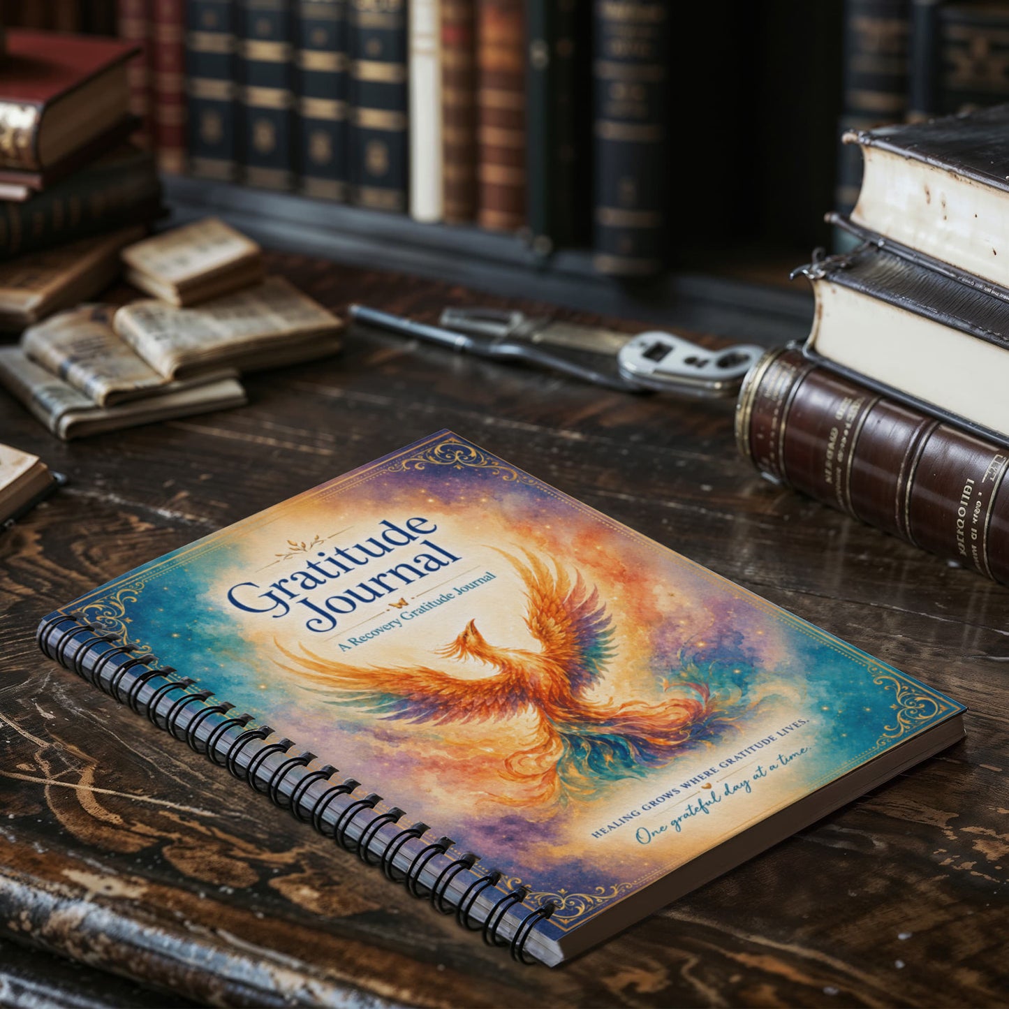 Phoenix Recovery Gratitude Journal Gift