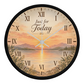 Just for Today Recovery Wall Clock