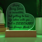 Celebrate Love and Sobriety Together - LED Heart