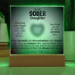My Sober Daughter Heartfelt Acrylic Plaque