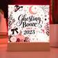 Ghosting Booze Since [Year] Personalized Sobriety Acrylic Plaque
