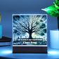 Customizable Sobriety Milestone Plaque – Proud of Your Transformation | Inspirational LED Recovery Gift 1-65 years