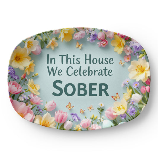 Spring and Easter Sober Celebration Platter