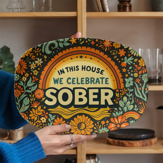 Retro Sobriety Celebration Platter