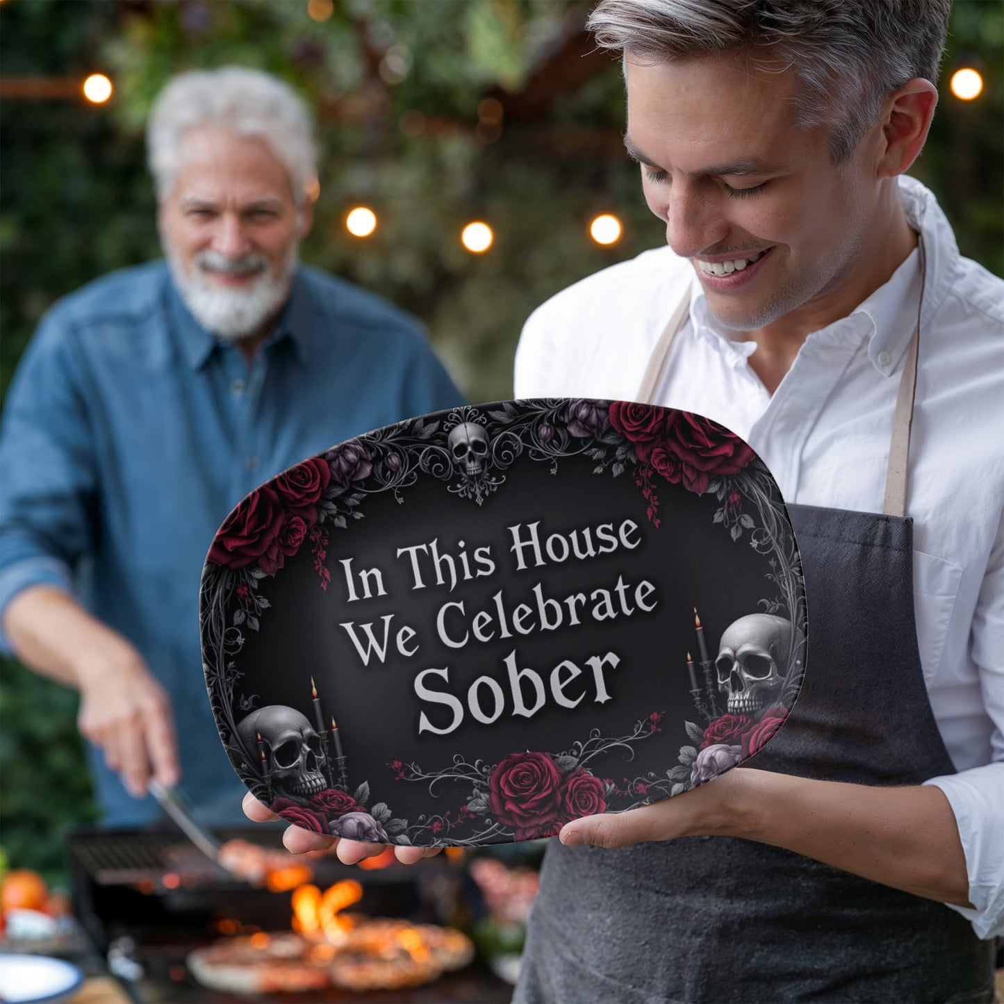 Gothic Sobriety Celebration Platter