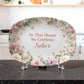 Romantic Floral Sobriety Celebration Platter
