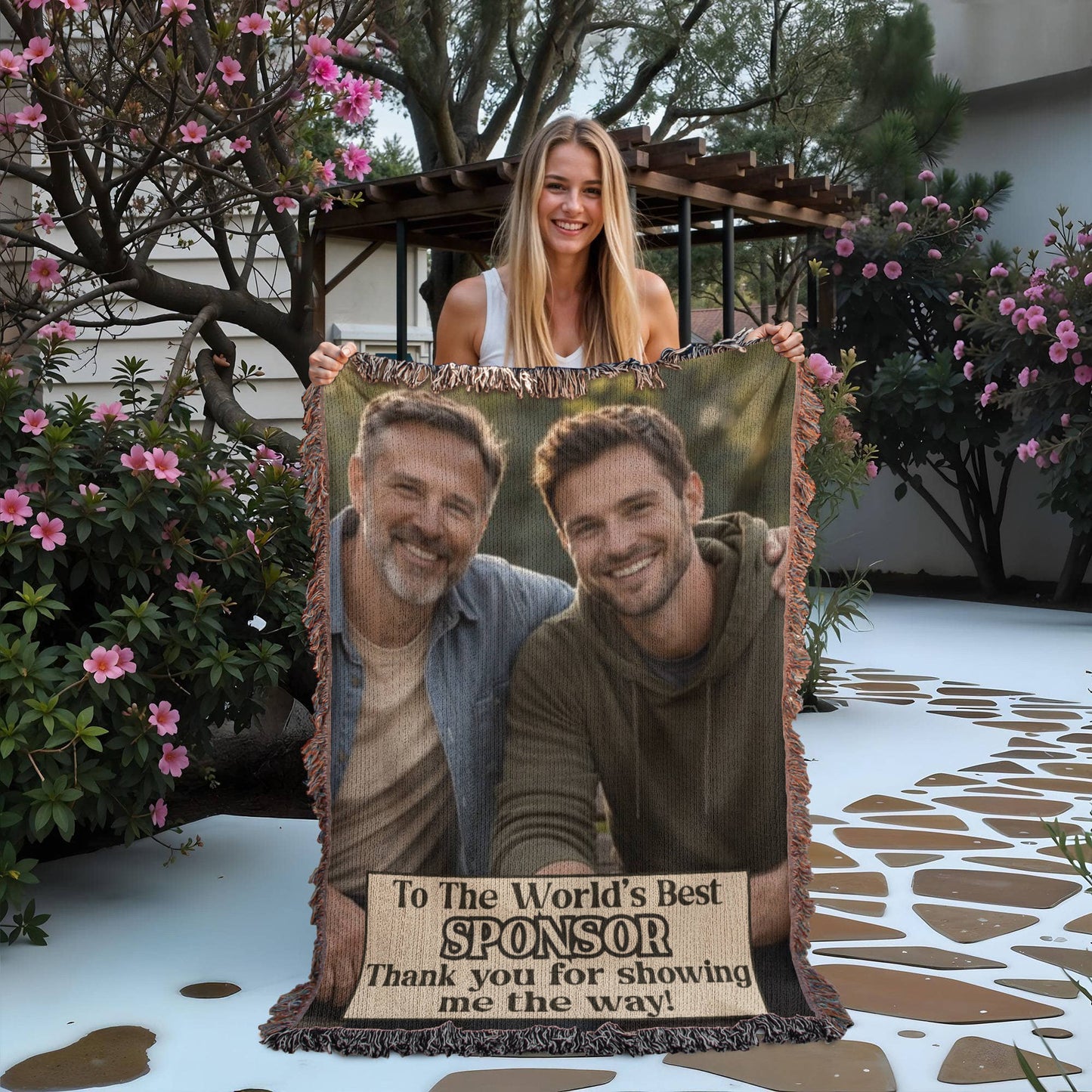 Worlds Best Sponsor Custom Heirloom Blanket