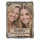 Sobriety Gift With Personalized Photo & Message, Sponsor Thank You Gift, Recovery Keepsake Throw Heirloom Photo Woven Blanket