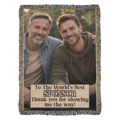 Worlds Best Sponsor Custom Heirloom Blanket