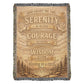 Serenity Prayer Woven Blanket