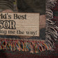 Worlds Best Sponsor Custom Heirloom Blanket
