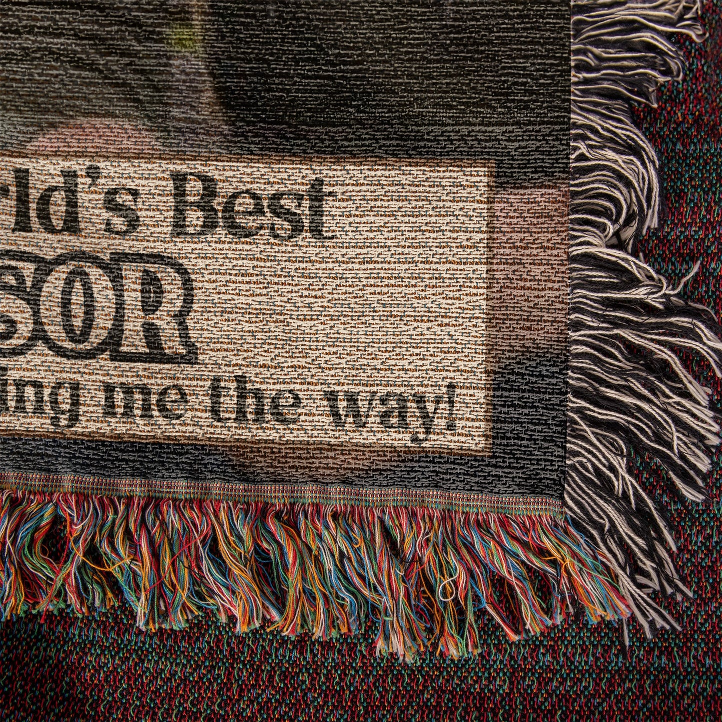 Worlds Best Sponsor Custom Heirloom Blanket