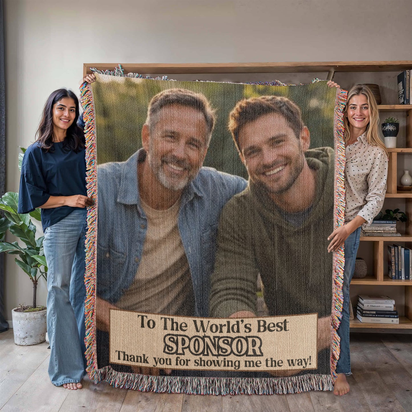 Worlds Best Sponsor Custom Heirloom Blanket