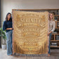 Serenity Prayer Woven Blanket