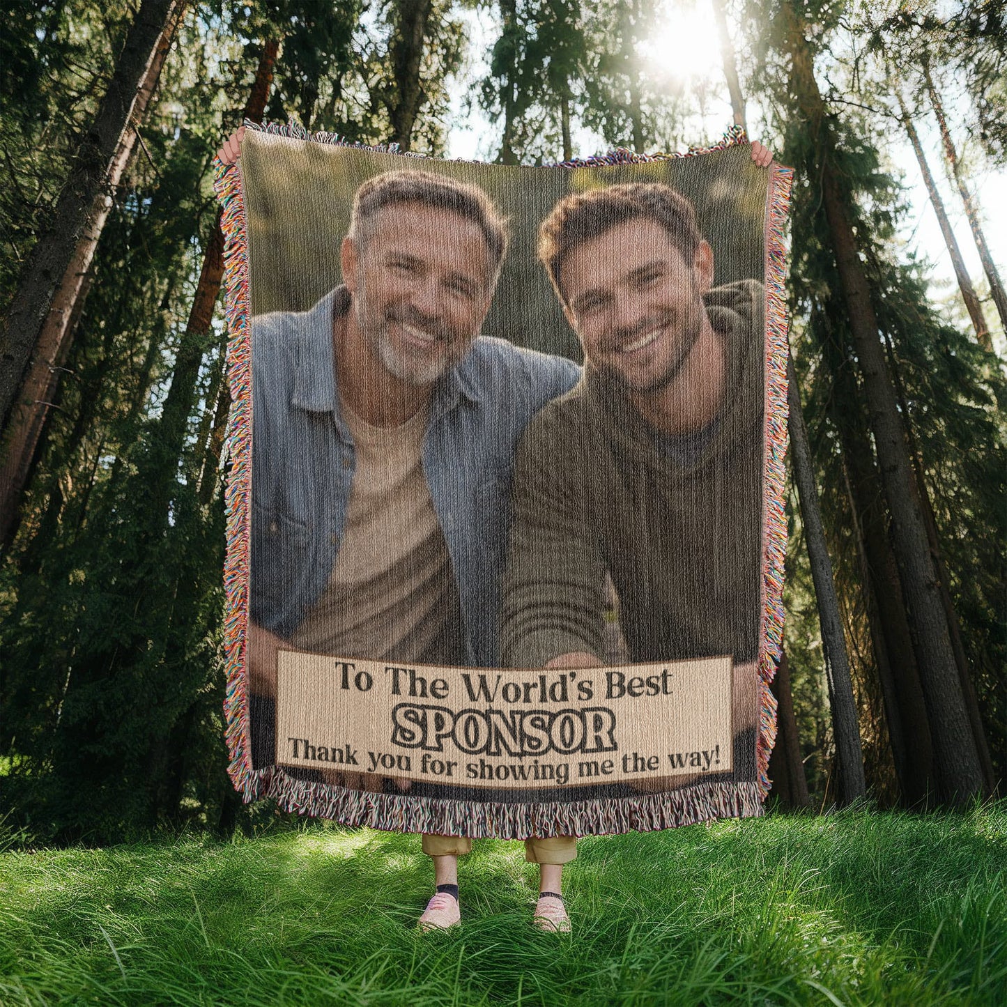 Worlds Best Sponsor Custom Heirloom Blanket