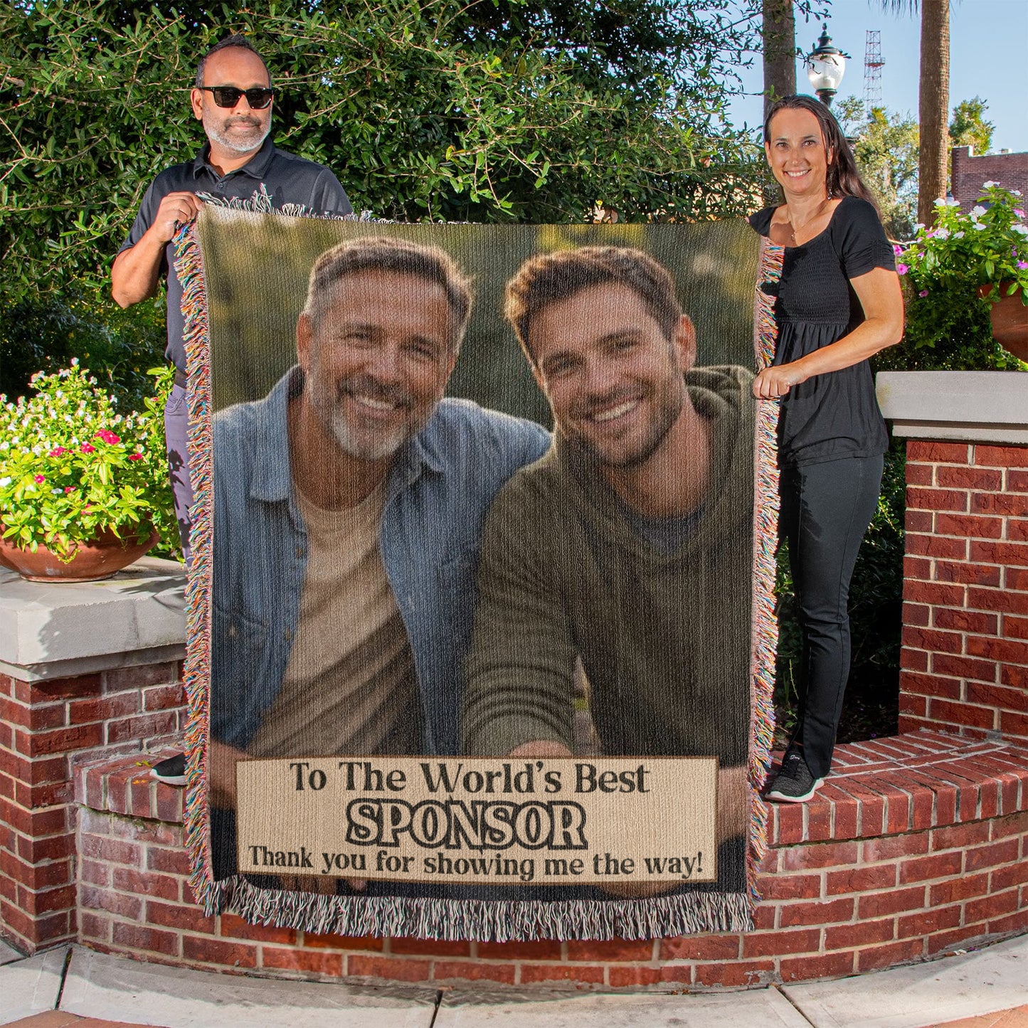 Worlds Best Sponsor Custom Heirloom Blanket